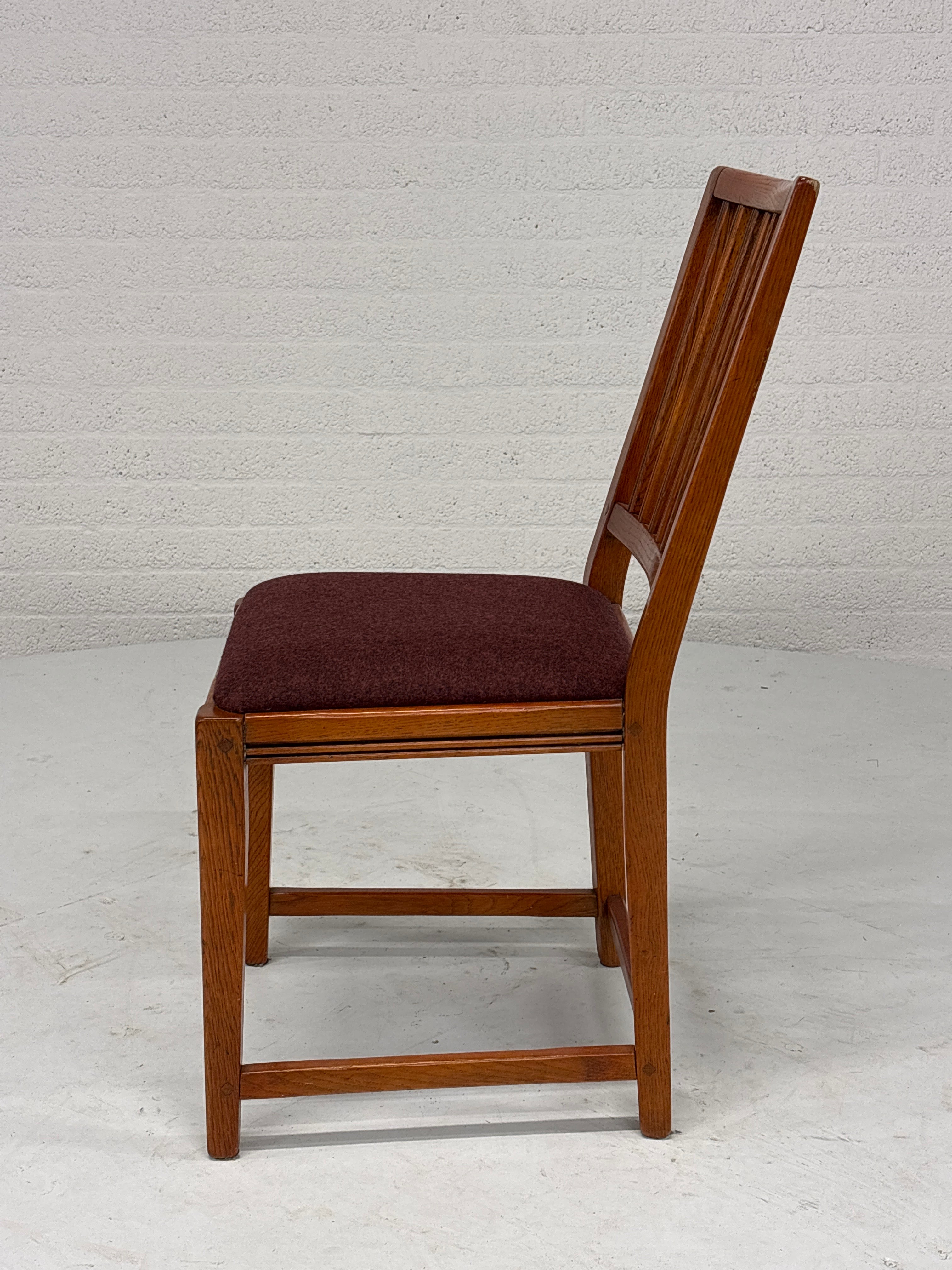 Schuitema set 5 stoelen rode bekleding nieuw