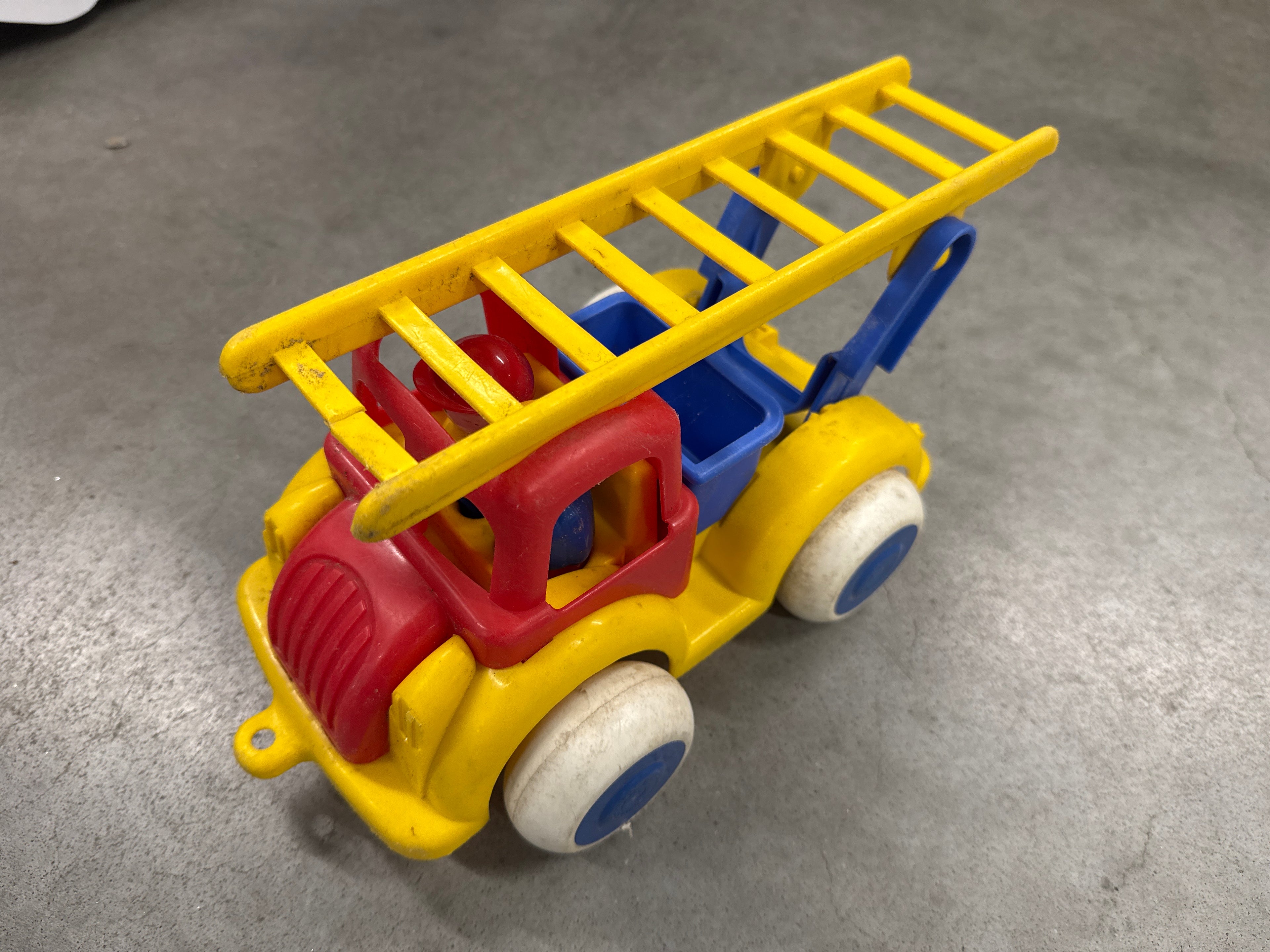 Vikingtoys brandweerwagen gele ladder