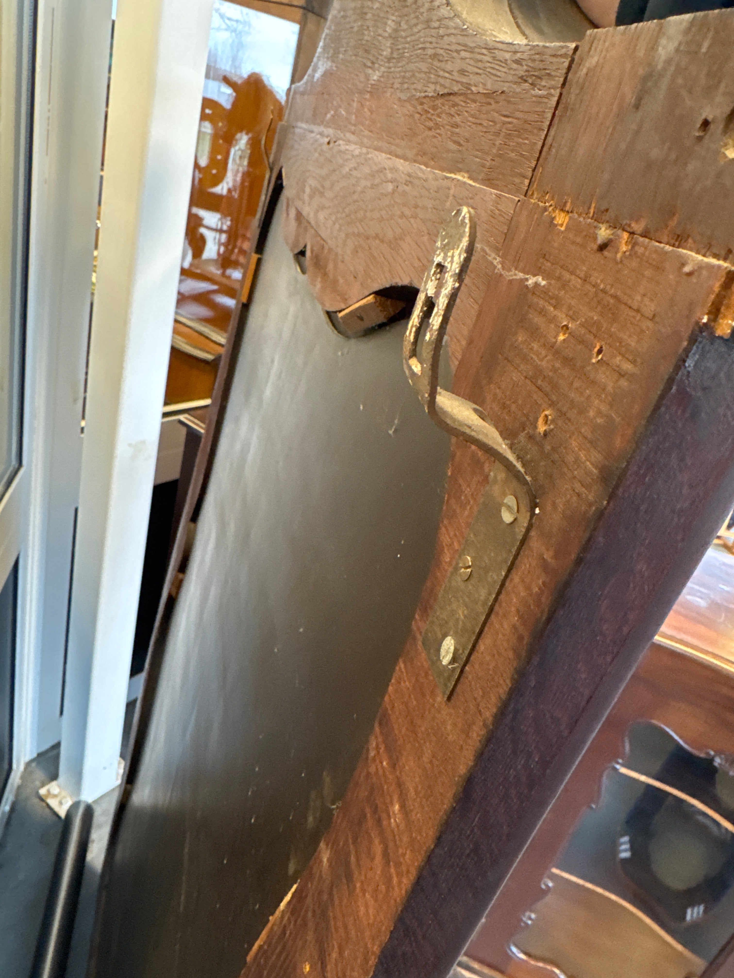 Spiegel geslepen Cubaans mahoniehout