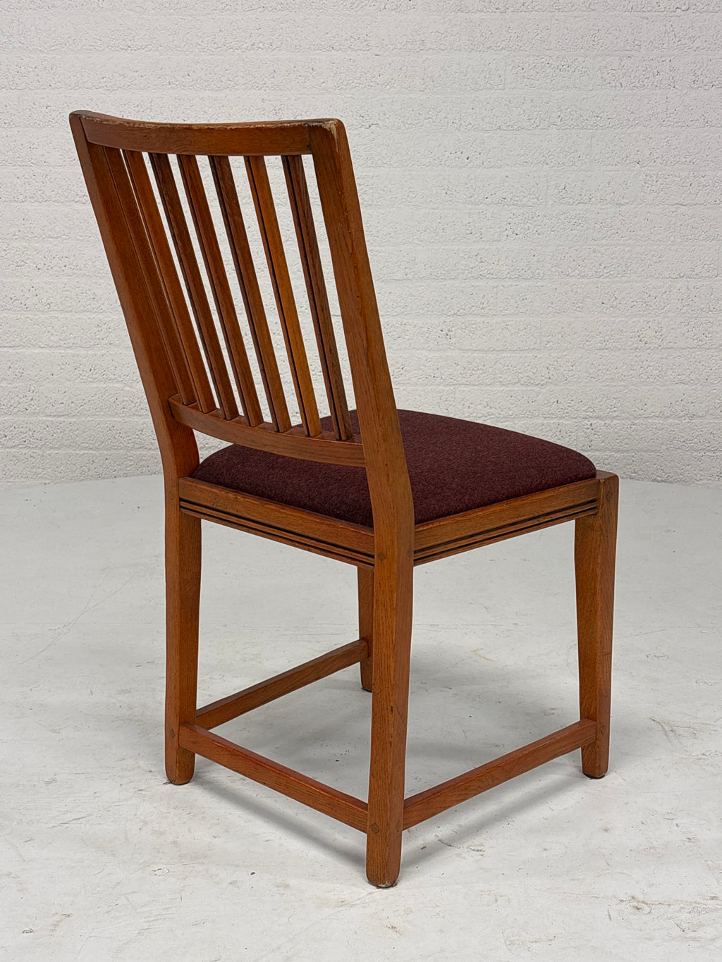 Schuitema set 5 stoelen rode bekleding nieuw