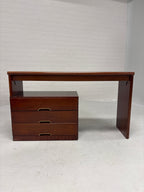 Kaptafel jaren 70 met laden blok