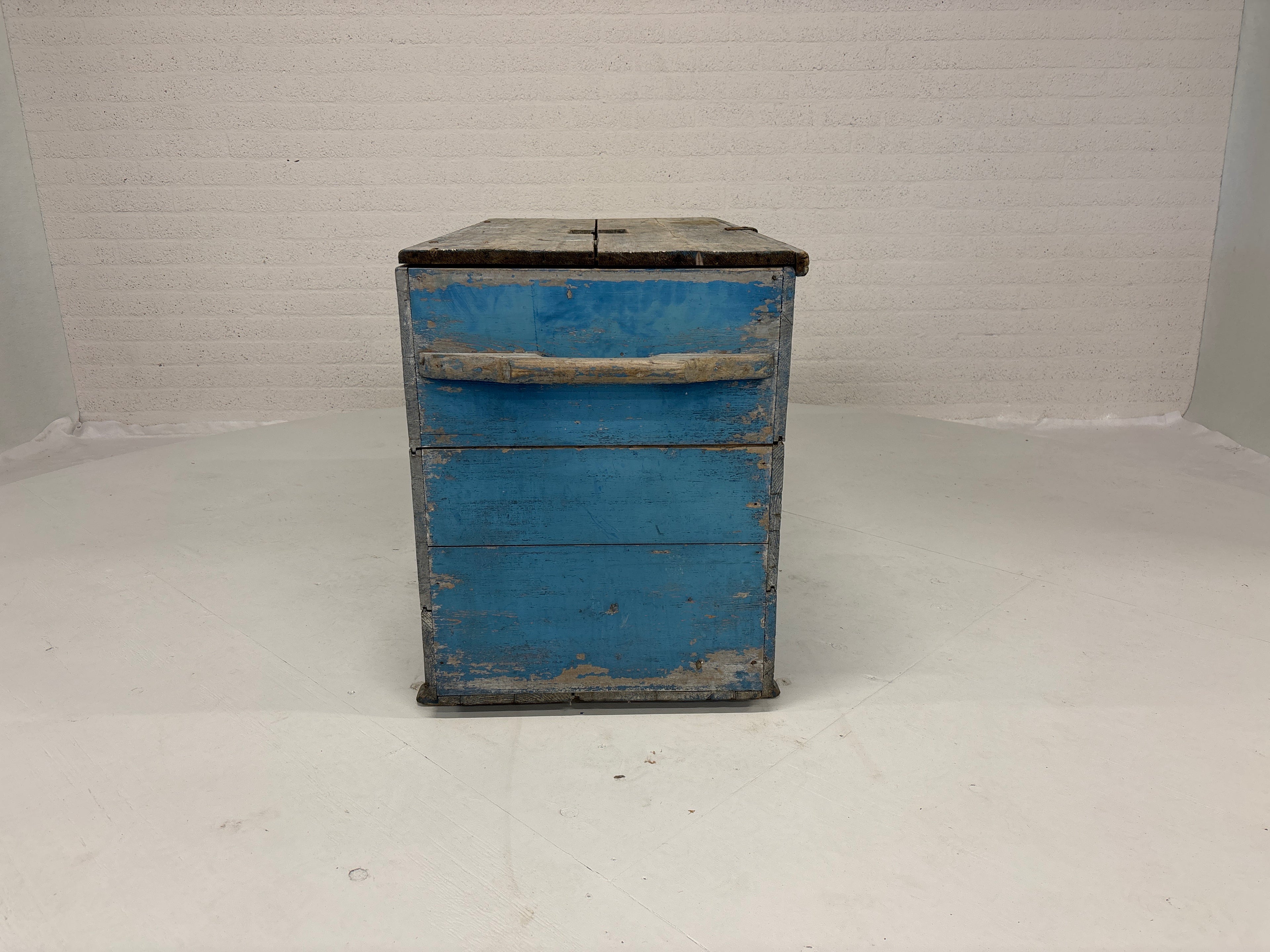 Voederkist blauw