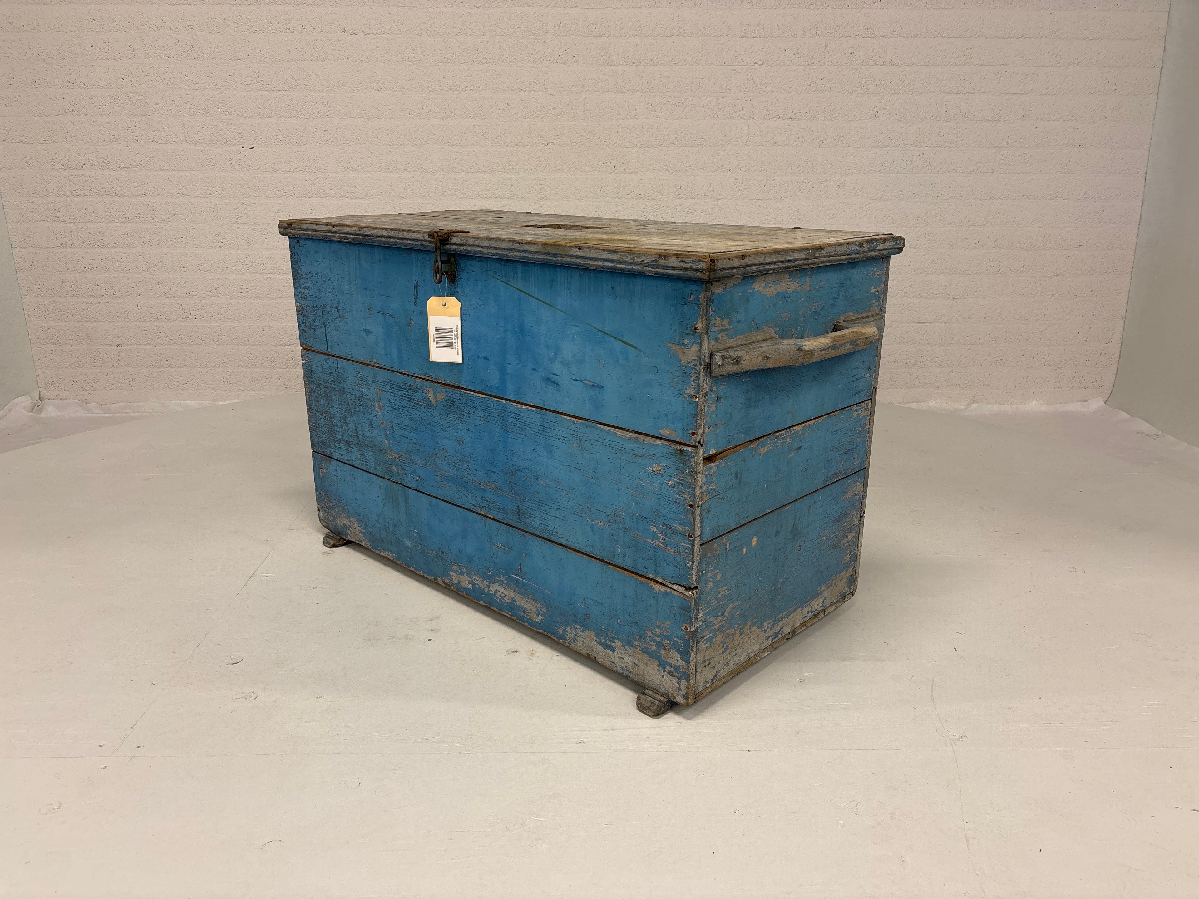 Voederkist blauw
