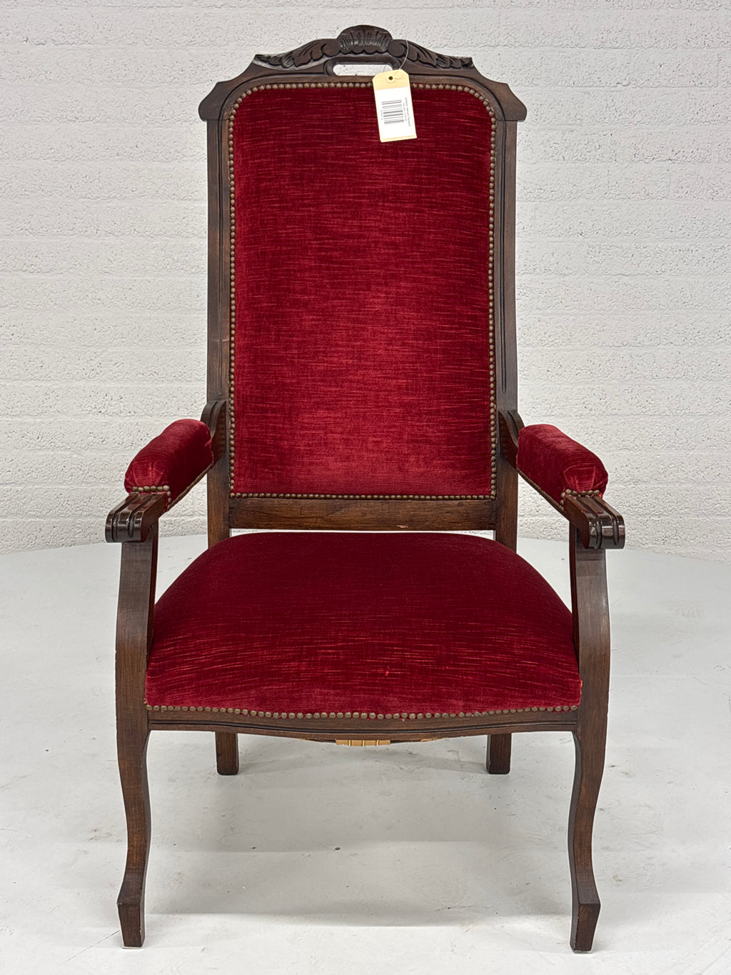 Voltaire Velours Fauteuil