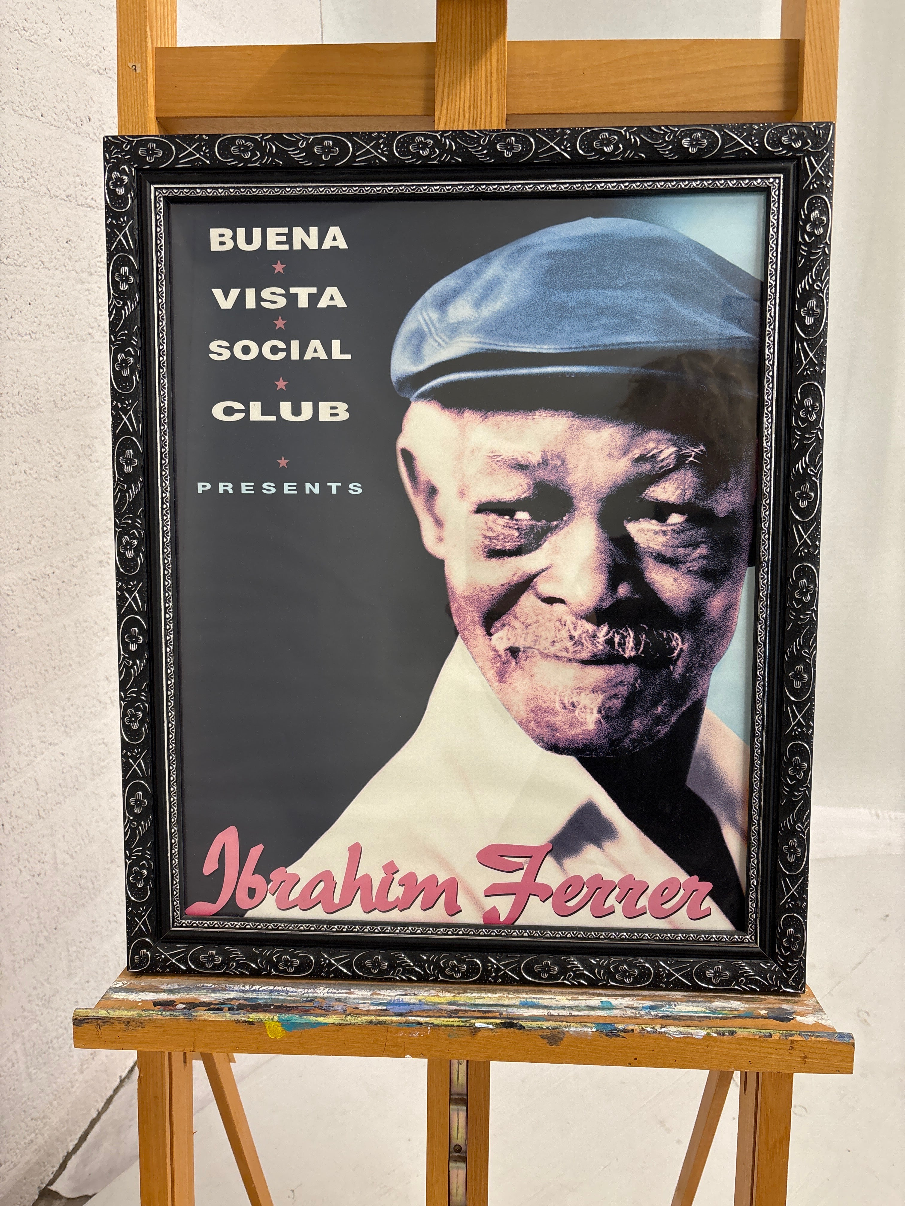 Buena Vista social club man in mooie zwarte lijst