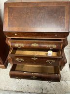 Antieke Secretaire Buikkast Rond