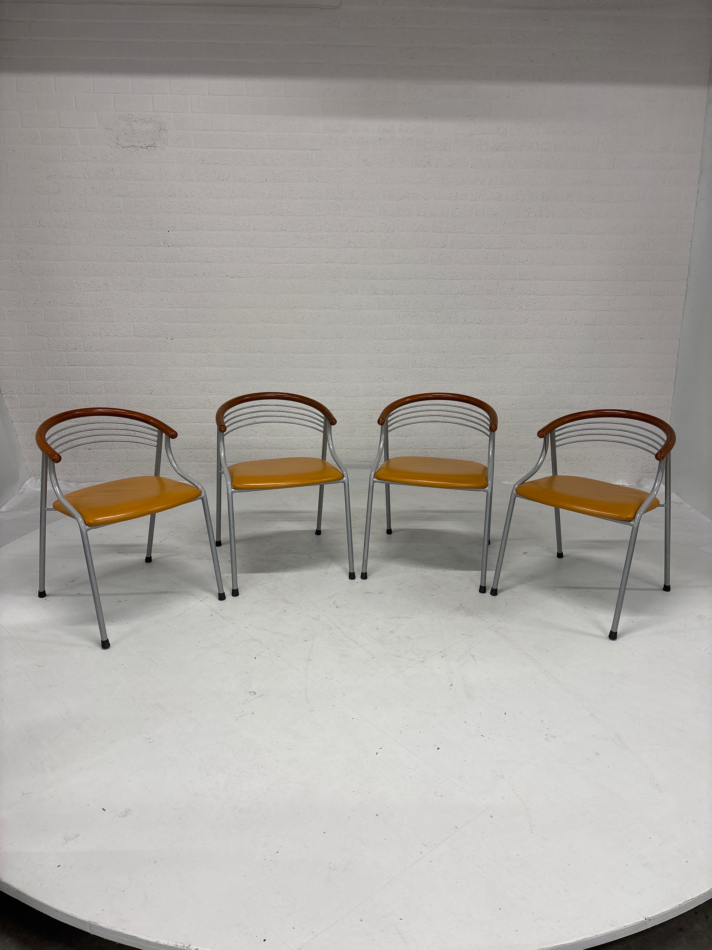Eetkamerstoelen set 4