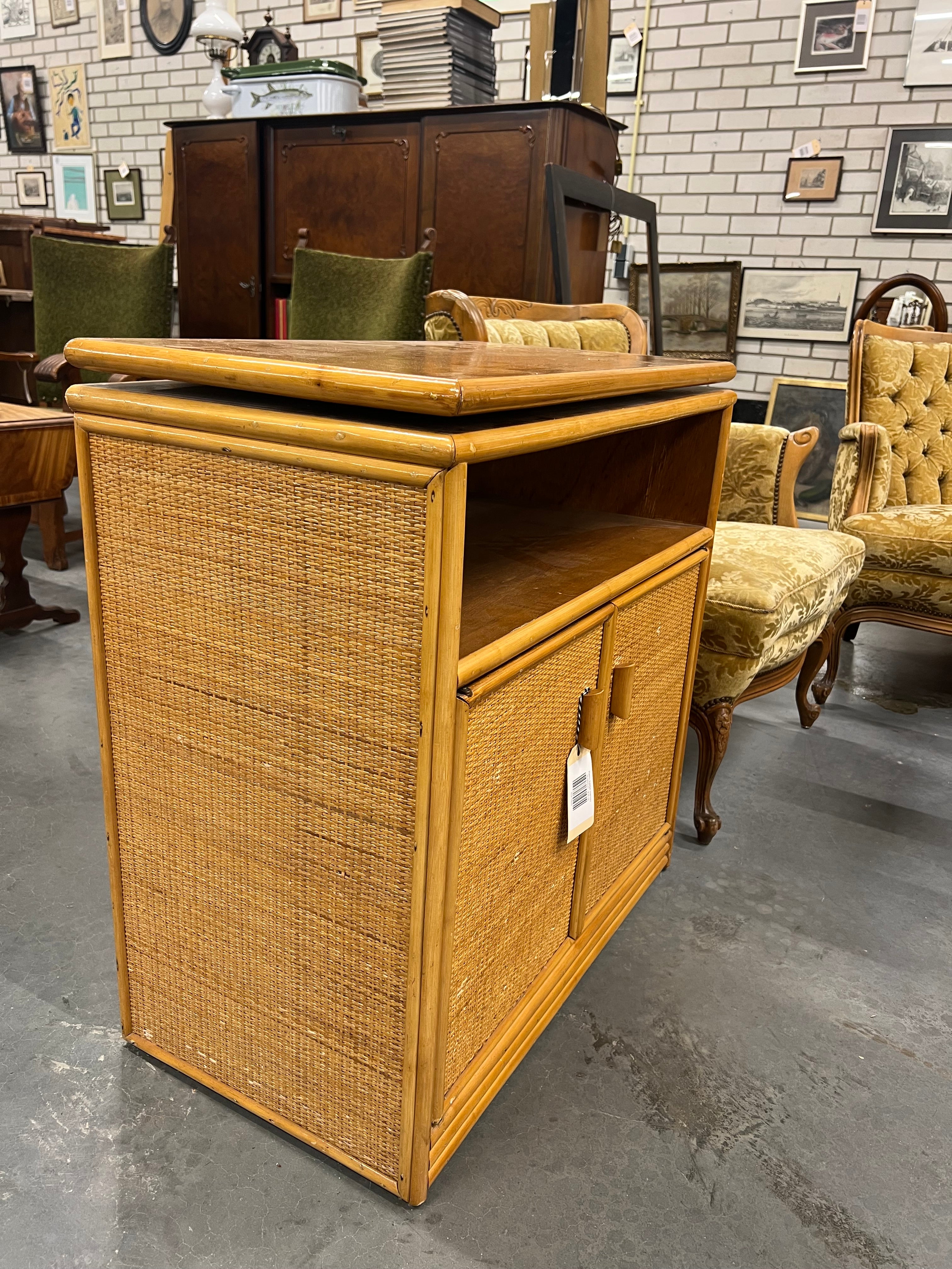 vintage tv meubel