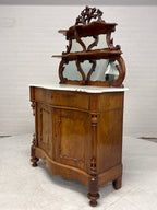 Biedermeier bonheur met marmeren blad