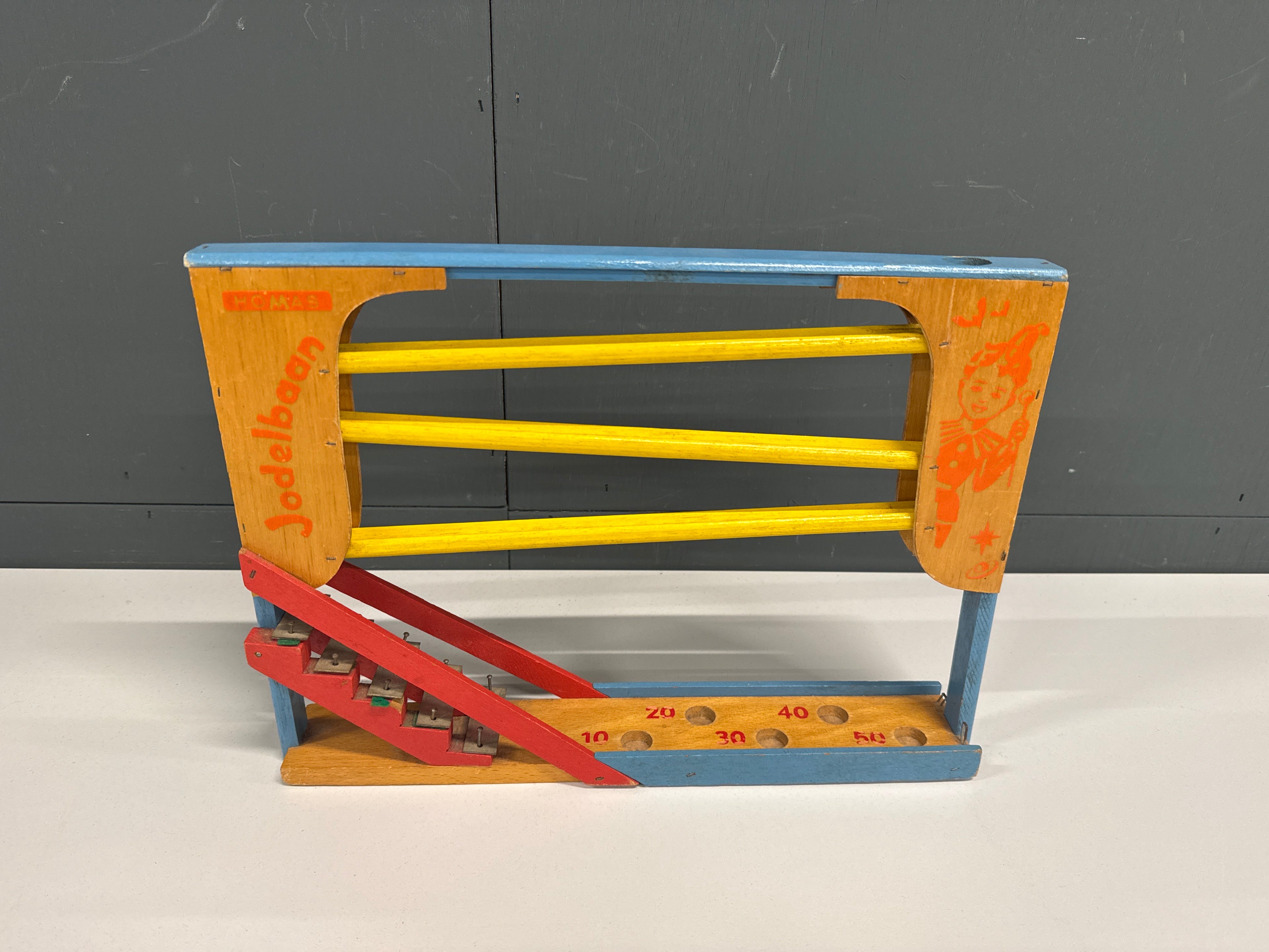 Jodelbaan voor knikkers