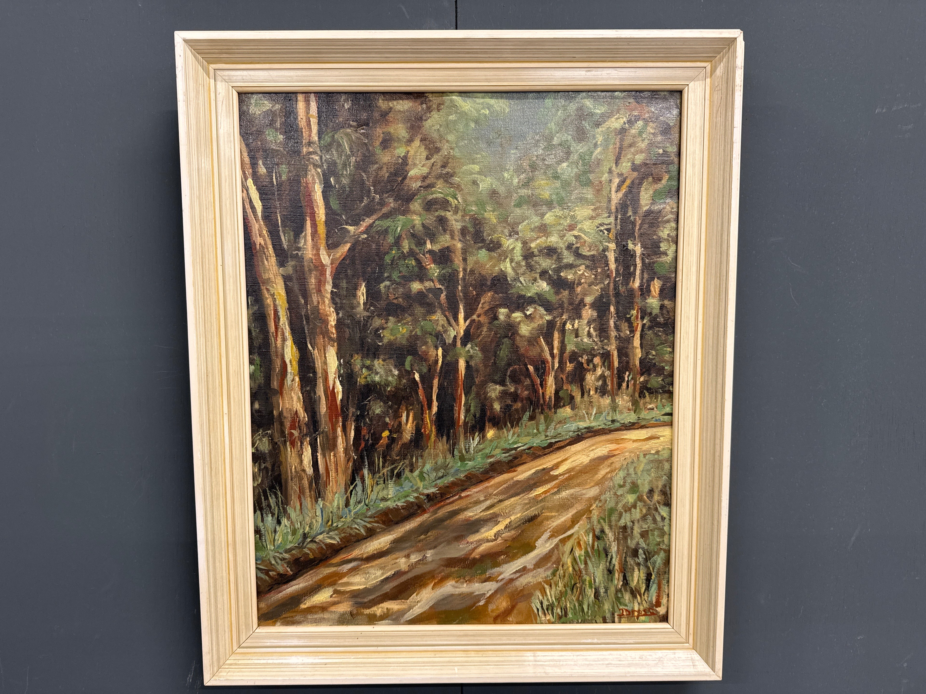 Schilderij bosweggetje