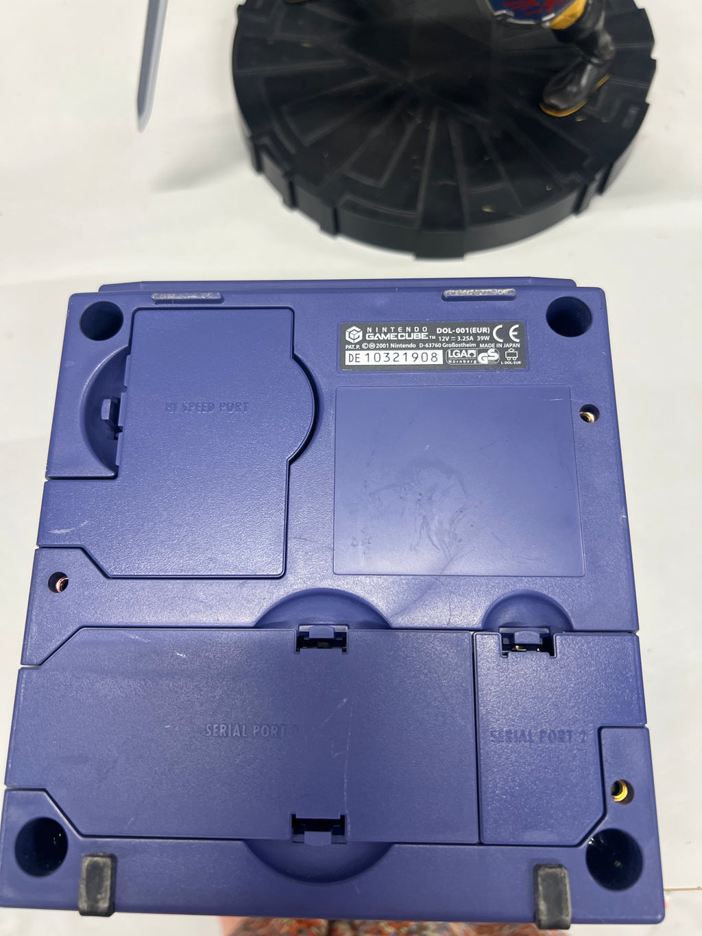 Paarse Nintendo GameCube compleet