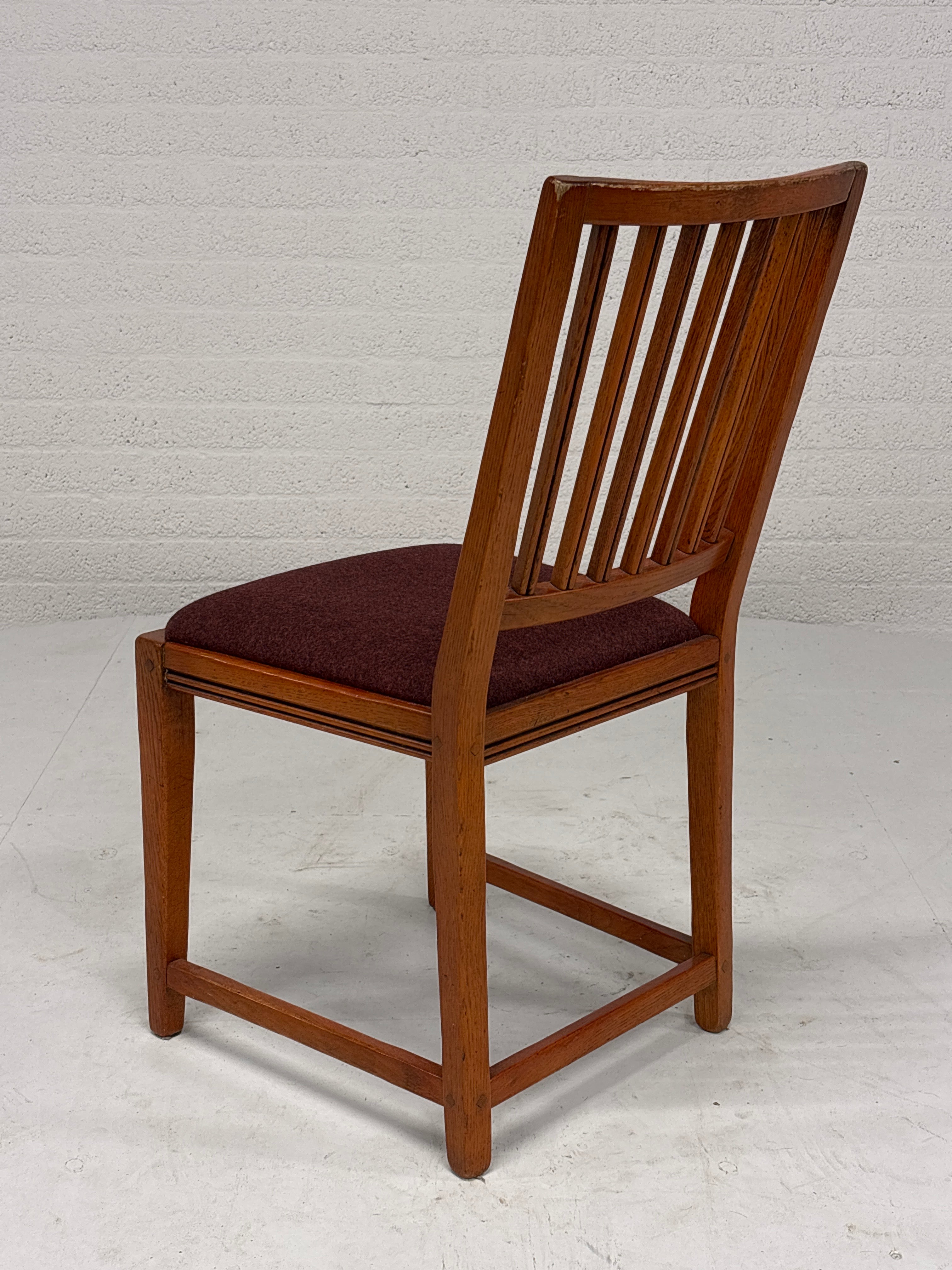 Schuitema set 5 stoelen rode bekleding nieuw