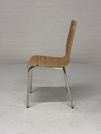 BV Hennie de Jong; Set 5 eetkamerstoelen stapelbaar