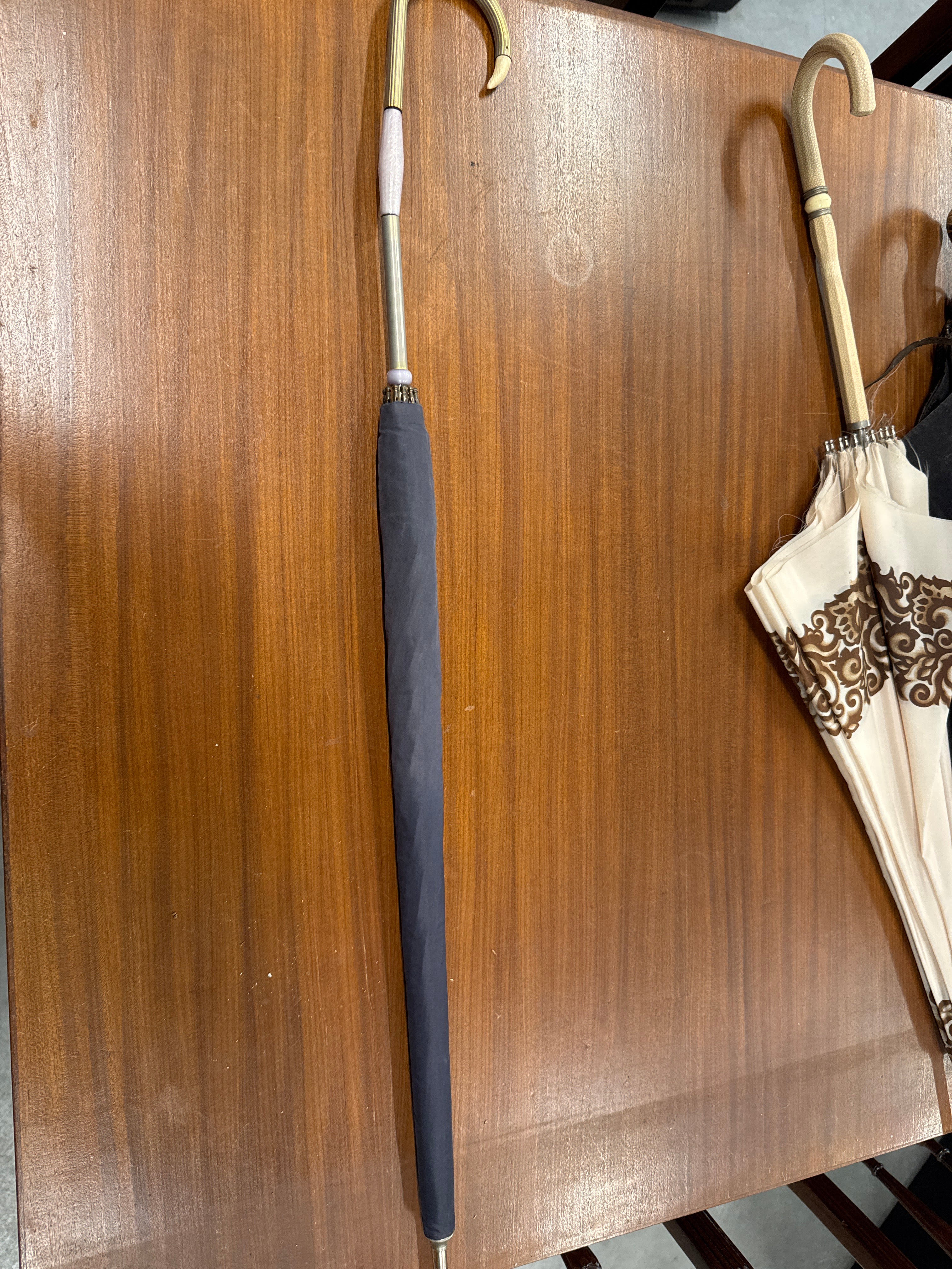 Dames plu grijs goud