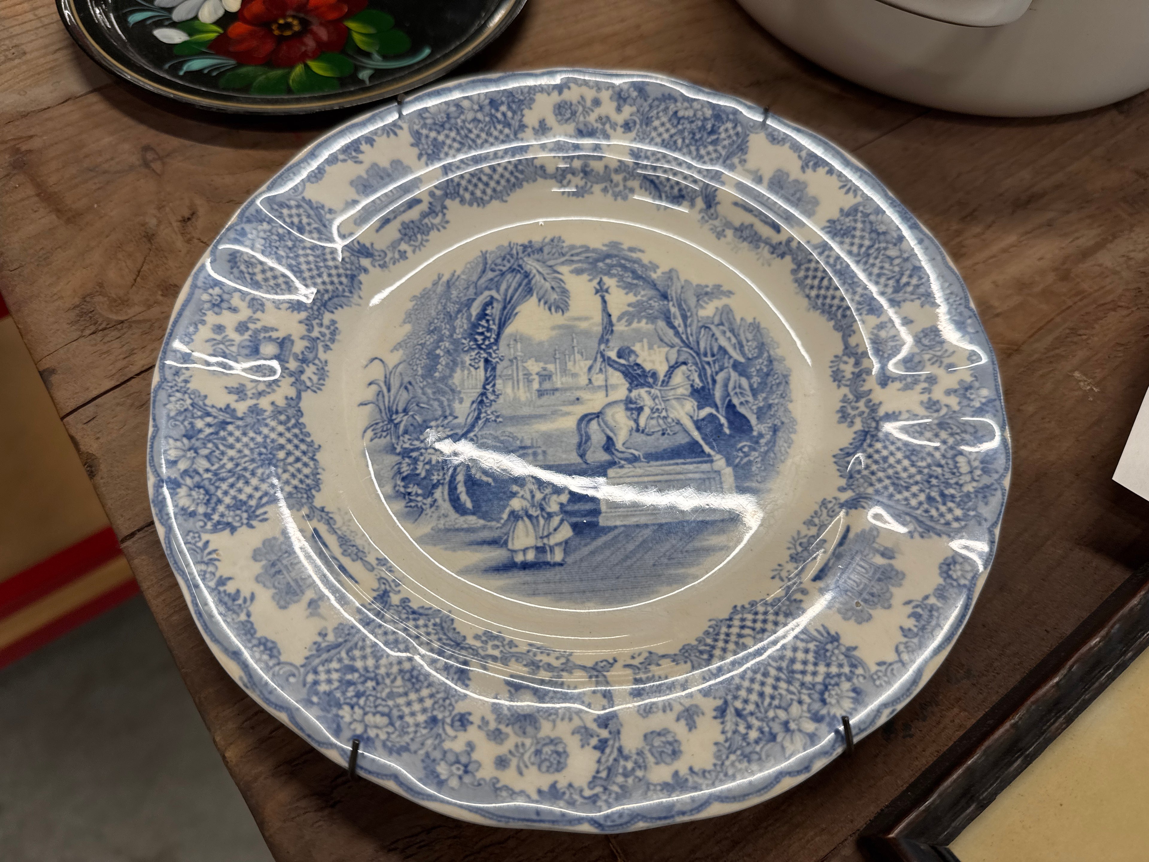 Orient bord blauw