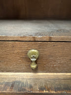 Antieke linnenkast eiken kabinet Limburgs