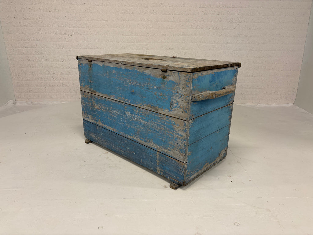 Voederkist blauw