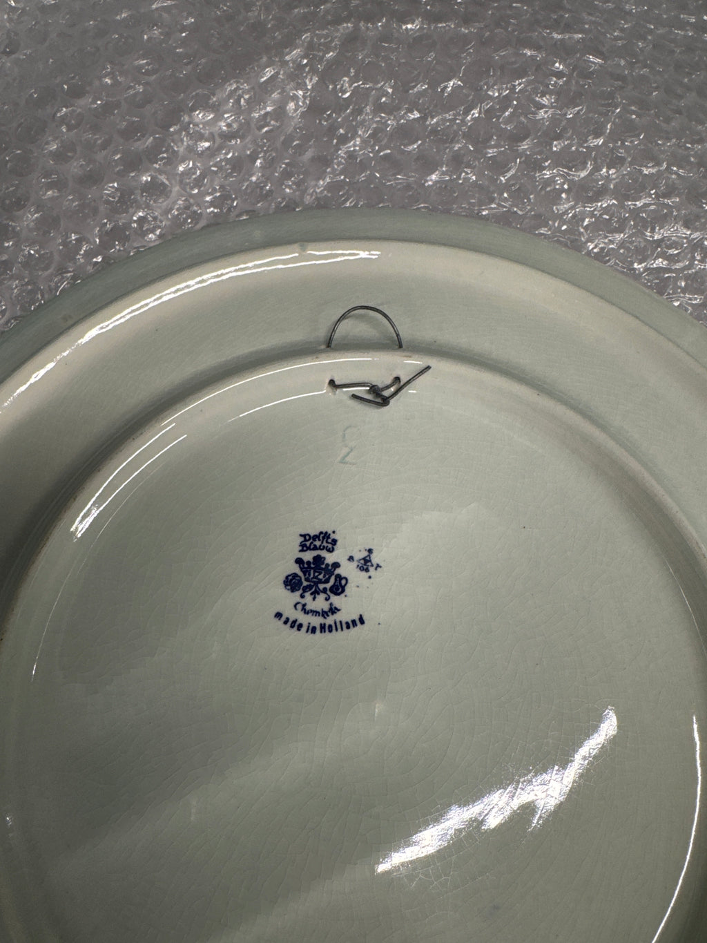 4 jaargetijden borden Delfts blauw