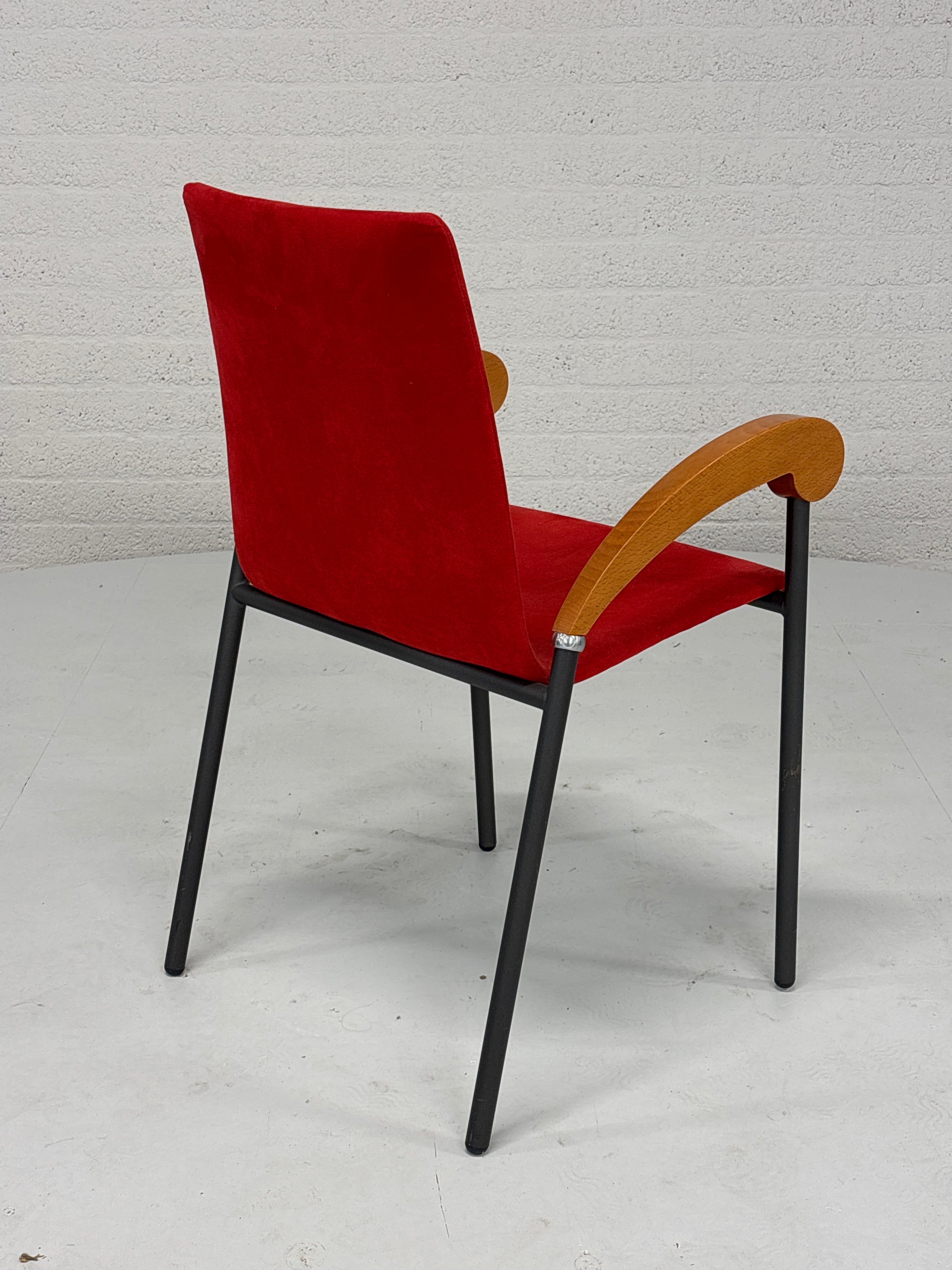 Rode vintage stoel Pigalle