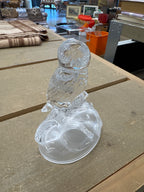 Glazen beeldje uil