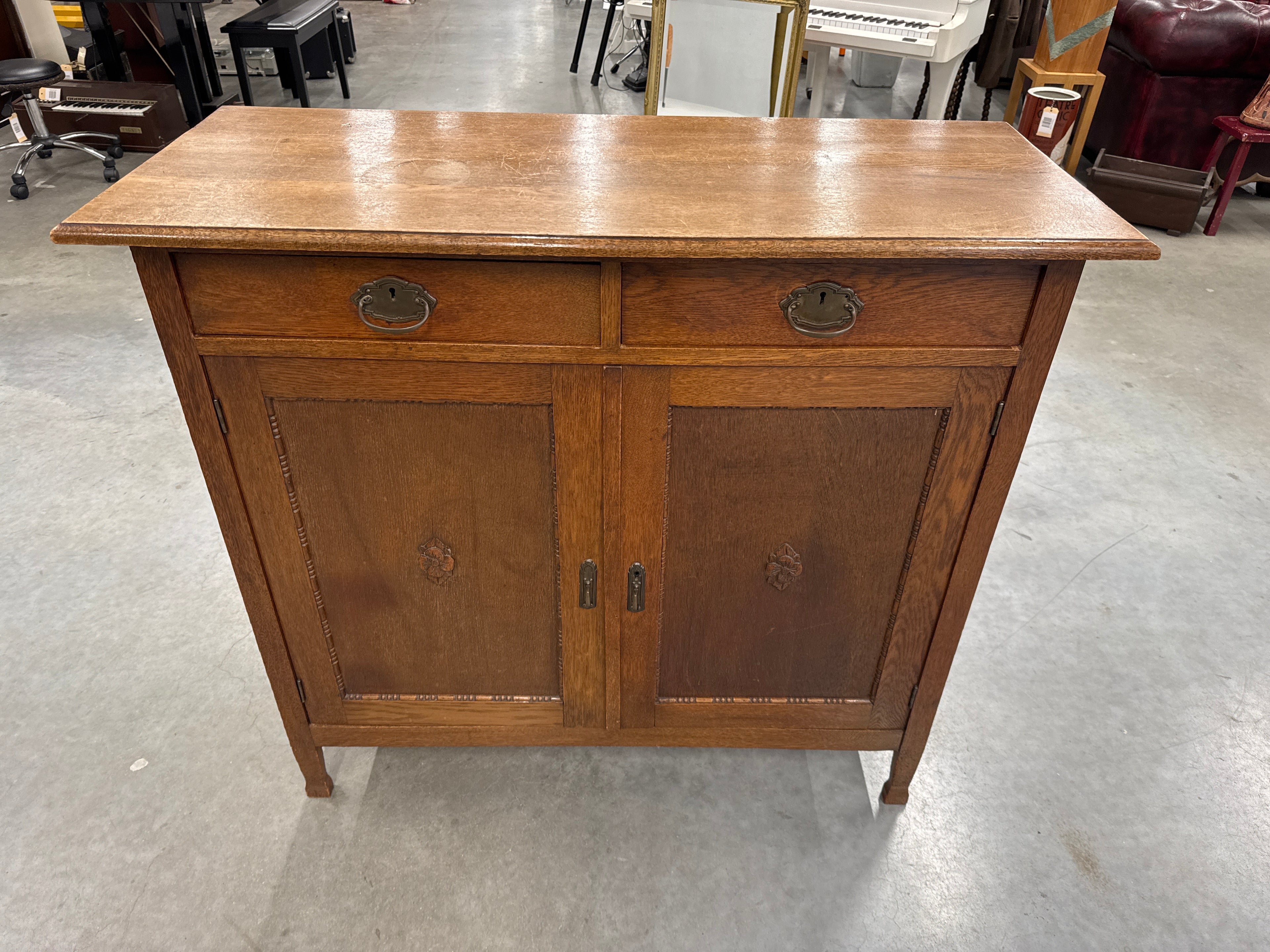 Hal dressoir massief hout