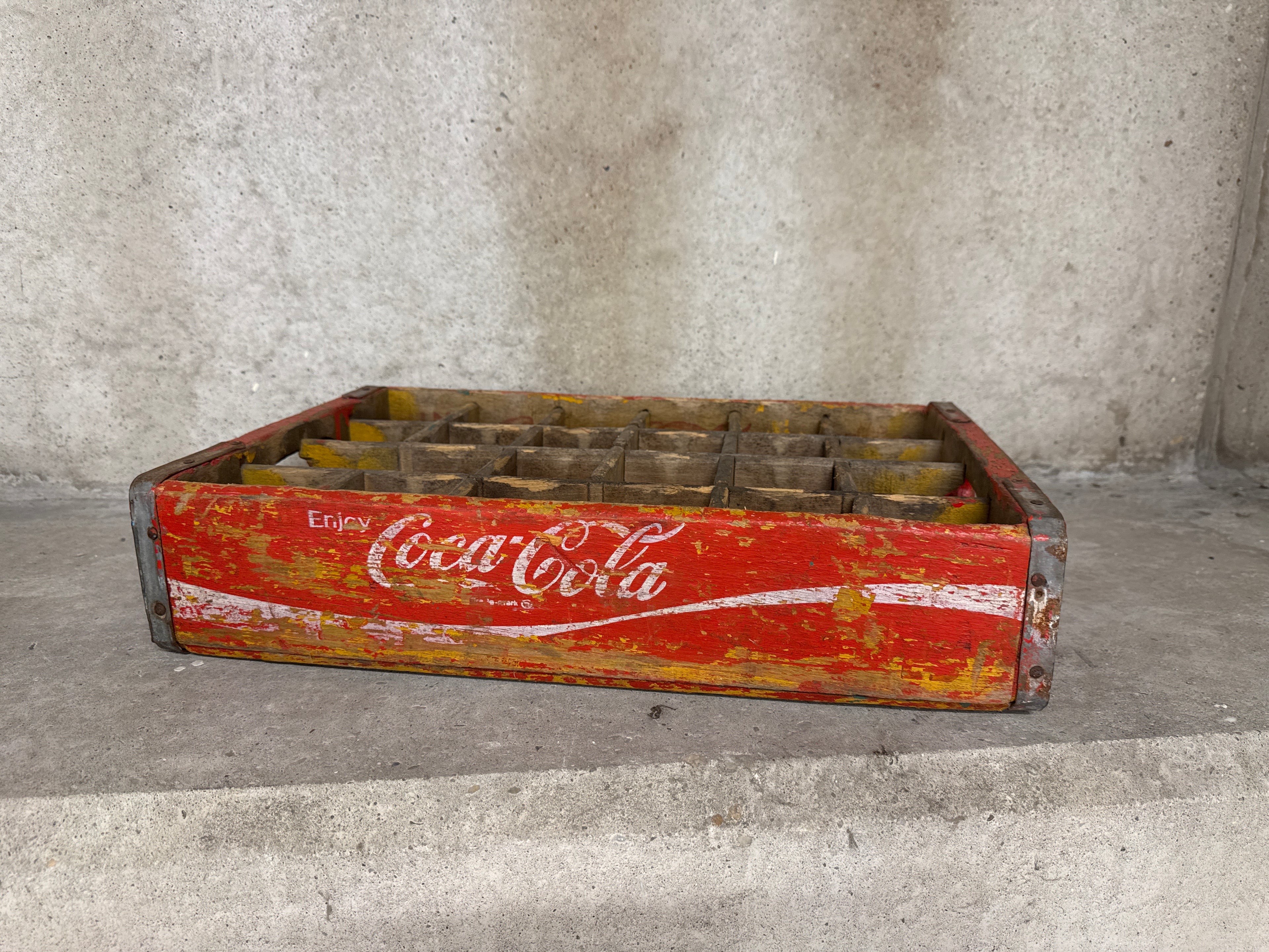 Vintage Coca Cola Krat 24 Flesjes