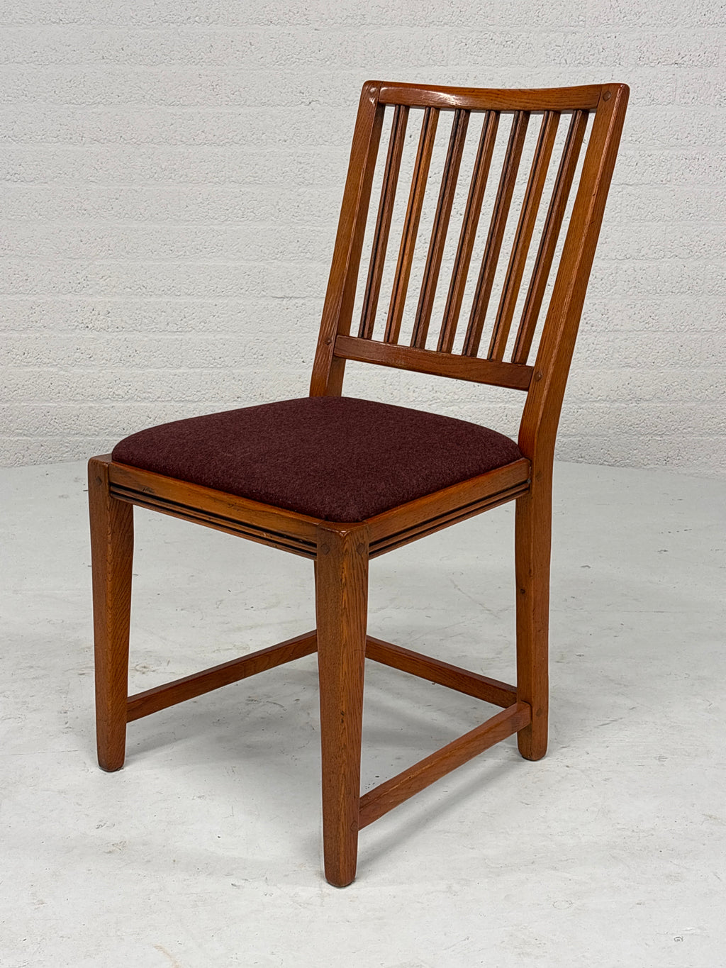 Schuitema set 5 stoelen rode bekleding nieuw