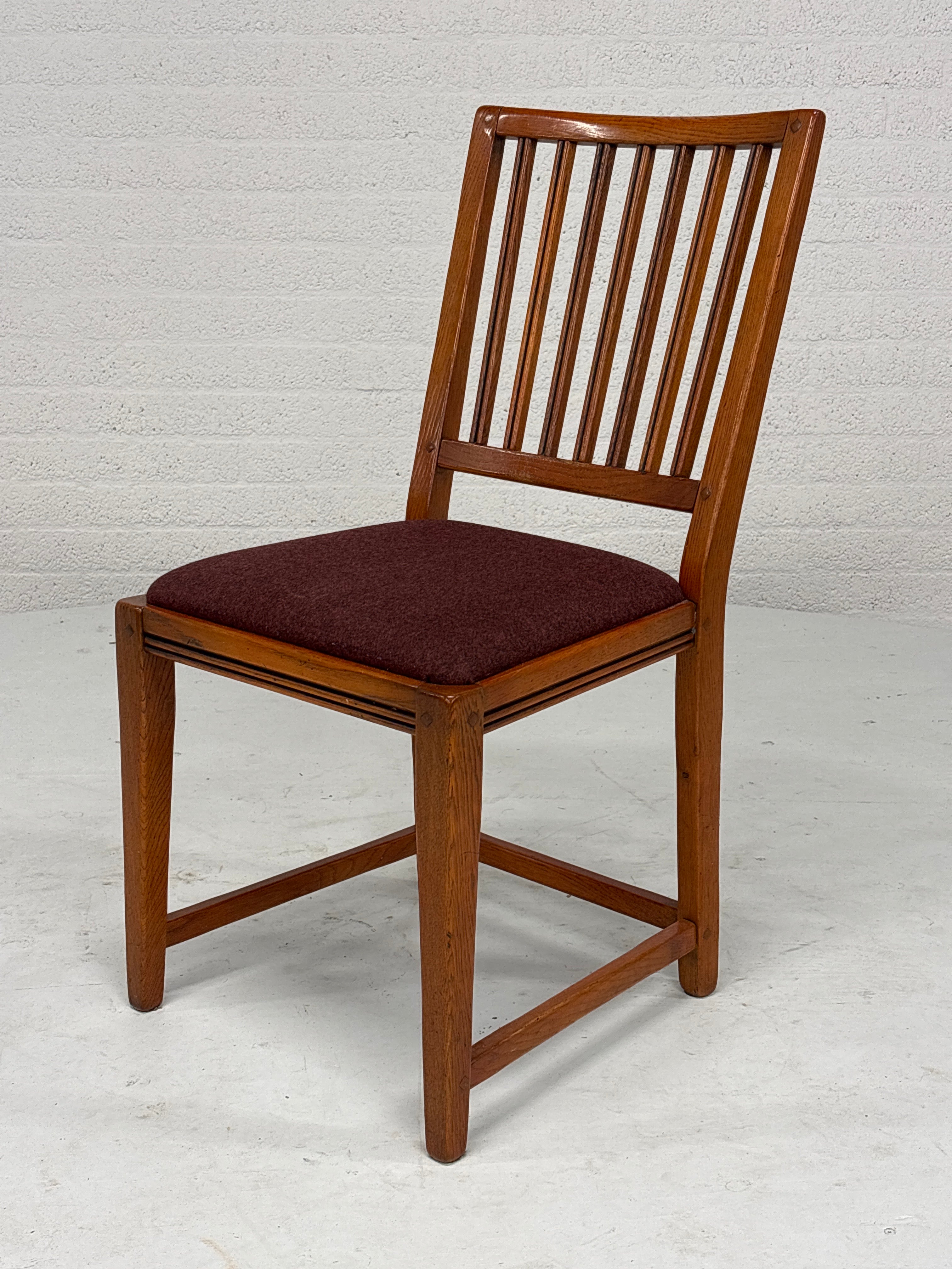 Schuitema set 5 stoelen rode bekleding nieuw