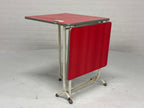 Retro formica bijzettafel rood
