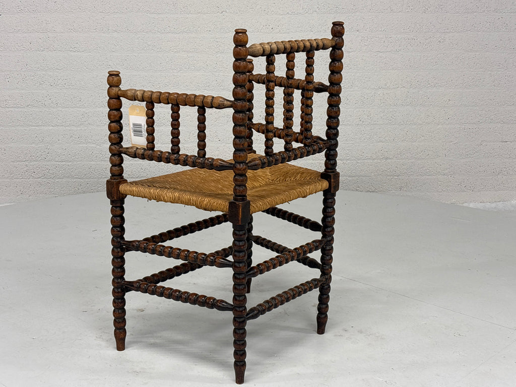 Stoel bobbin met riet