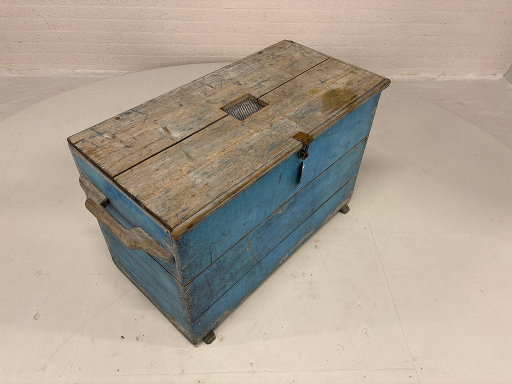 Voederkist blauw