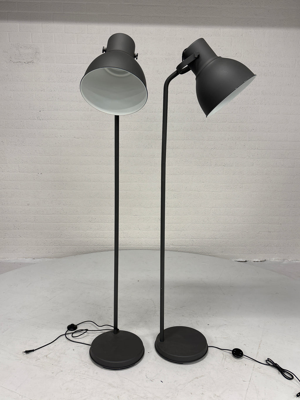 Staande schemerlamp antraciet