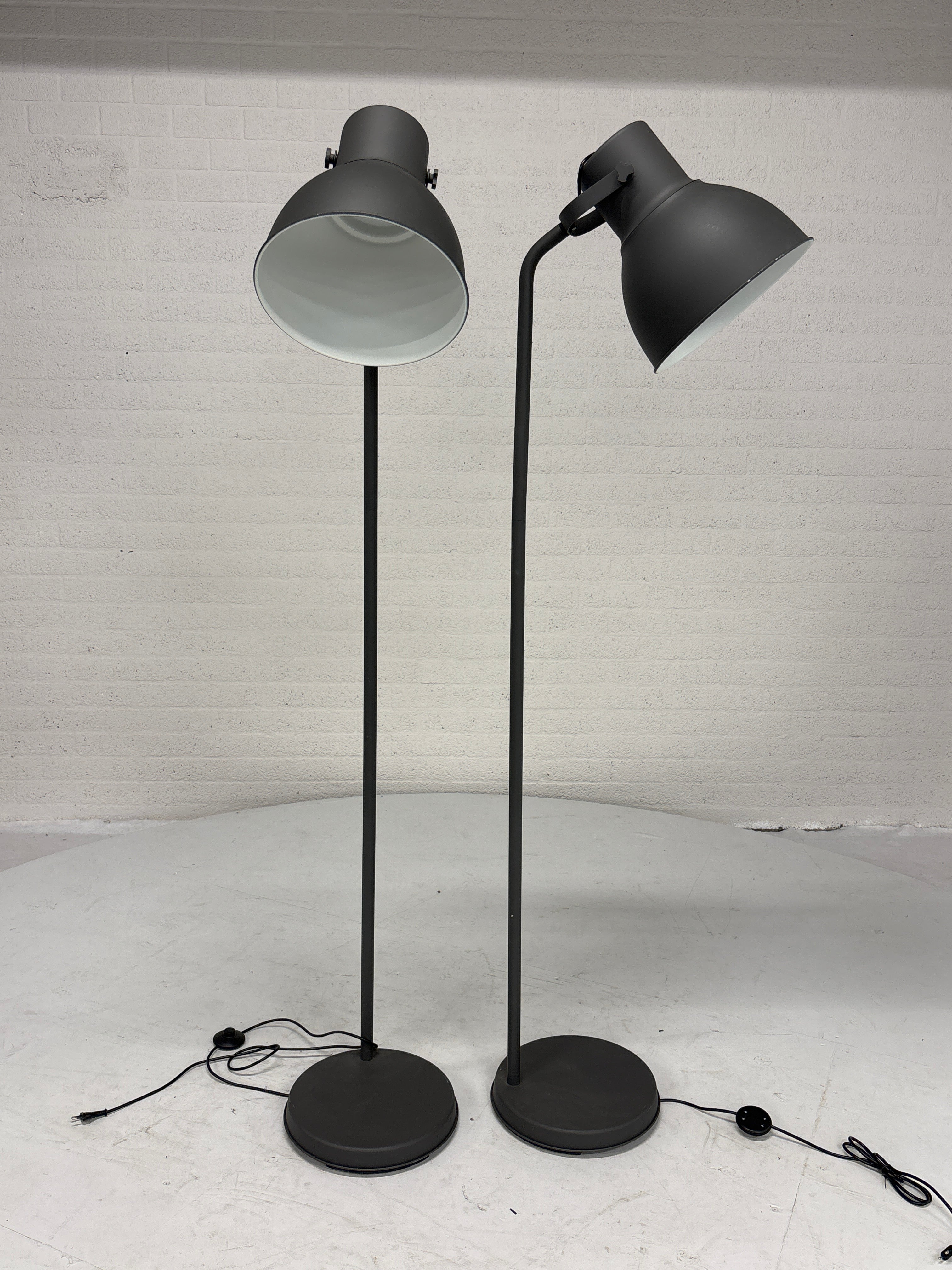 Staande schemerlamp antraciet