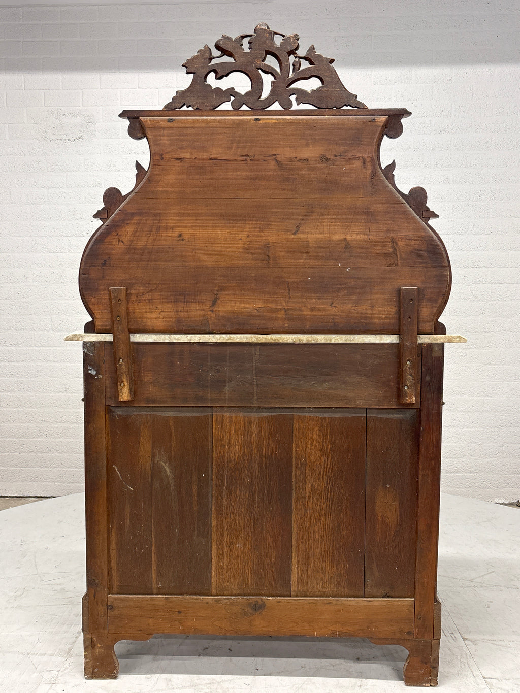 Biedermeier bonheur met marmeren blad