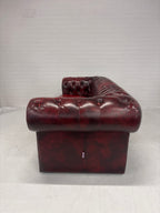 Chesterfield bordeaux rode bank