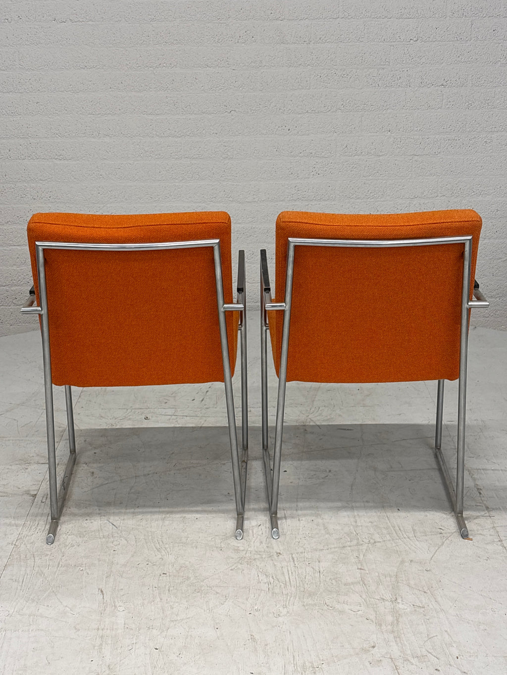 Oranje design stoelen