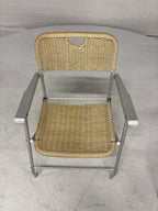 Set van 2 Rotan klapstoelen