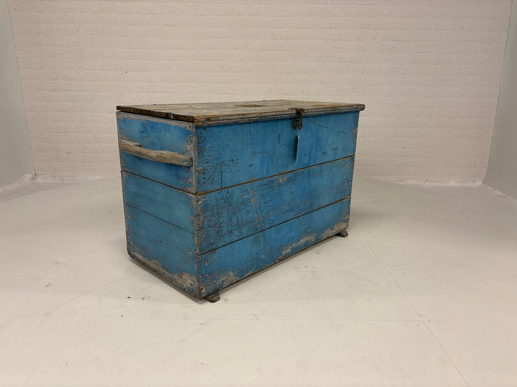 Voederkist blauw