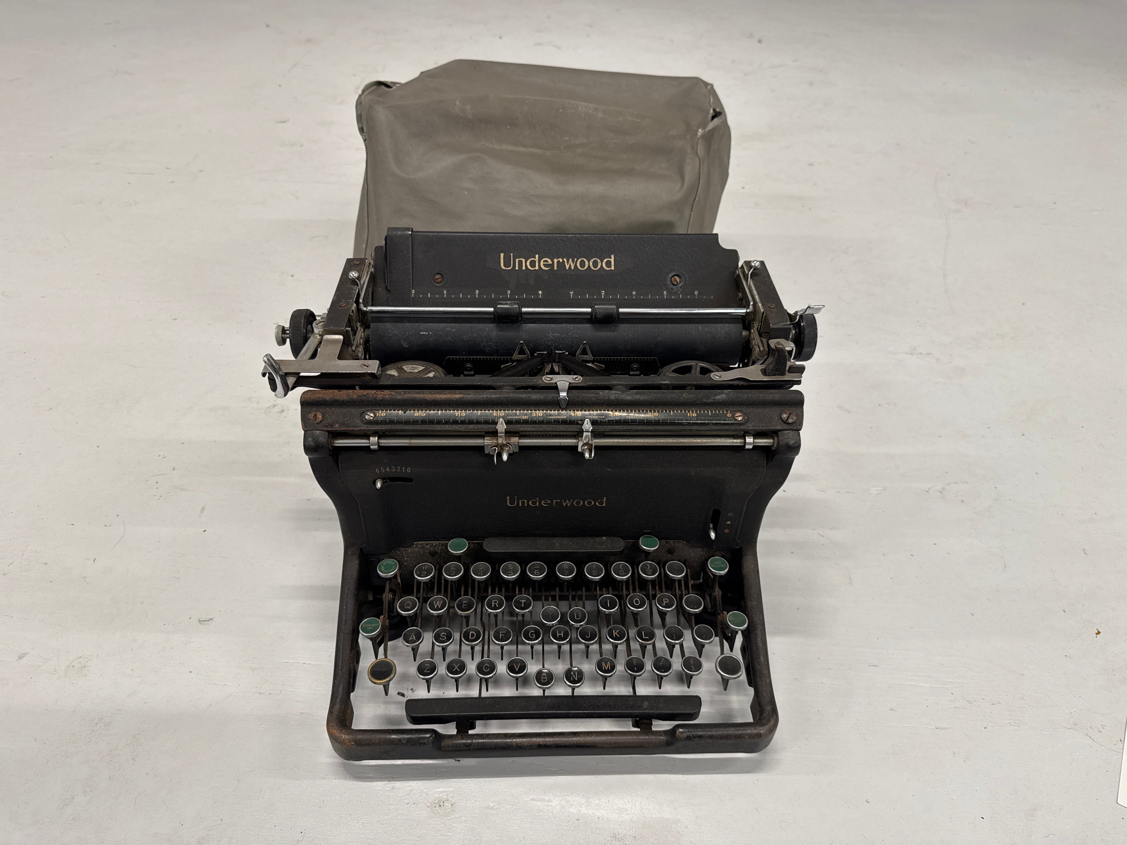 Typemachine Underwood zwart