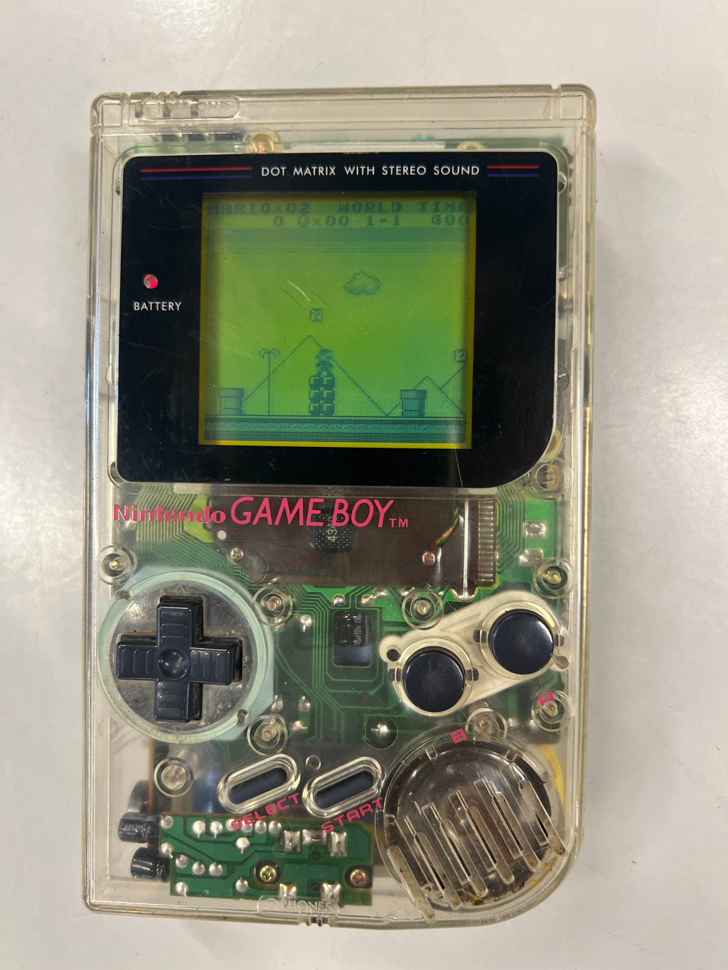 Nintendo Game Boy Classic tranparant