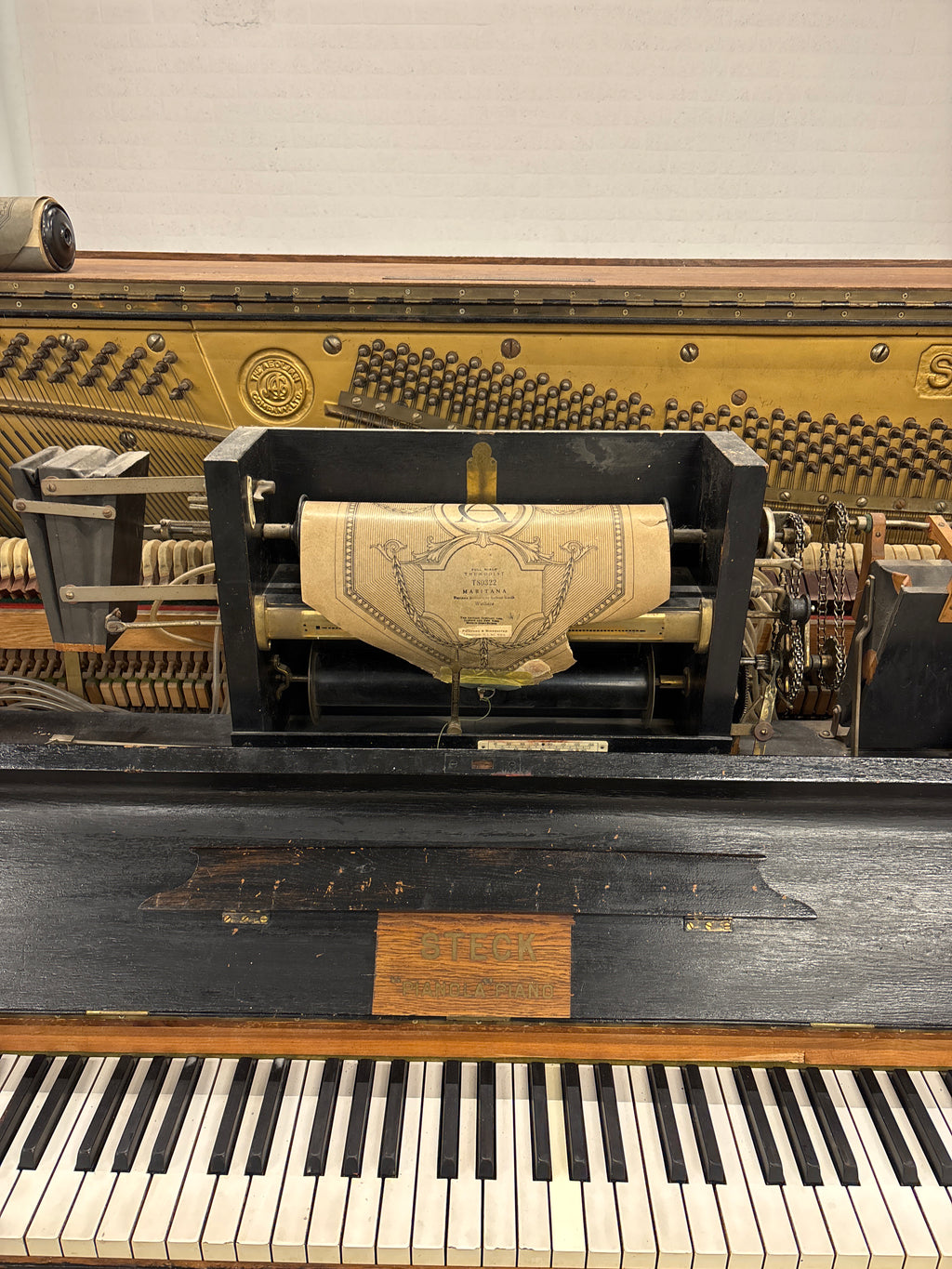 Steck “pianola” piano