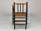 Stoel bobbin met riet