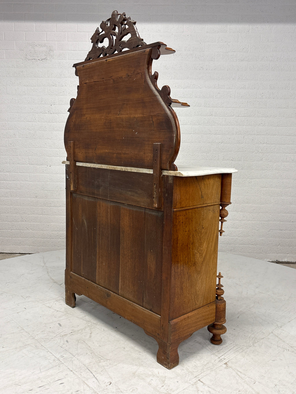 Biedermeier bonheur met marmeren blad