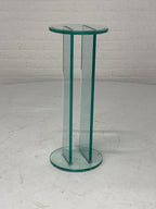 Bijzettafel rond volledig glas