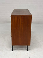 Vintage kastje met 4 laden , breed