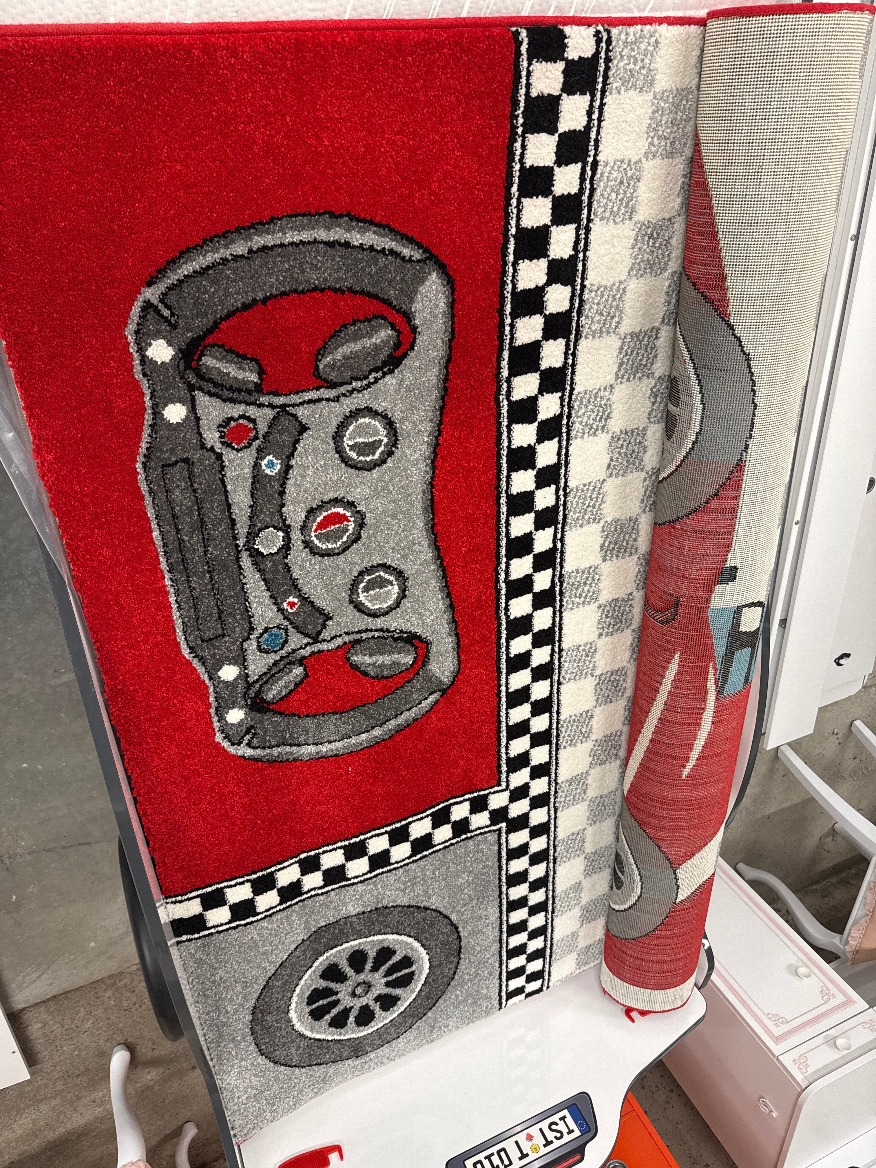 Kleed auto rechthoek kind