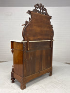Biedermeier bonheur met marmeren blad