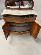 Biedermeier bonheur met marmeren blad