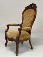 Fauteuil gele ribstof